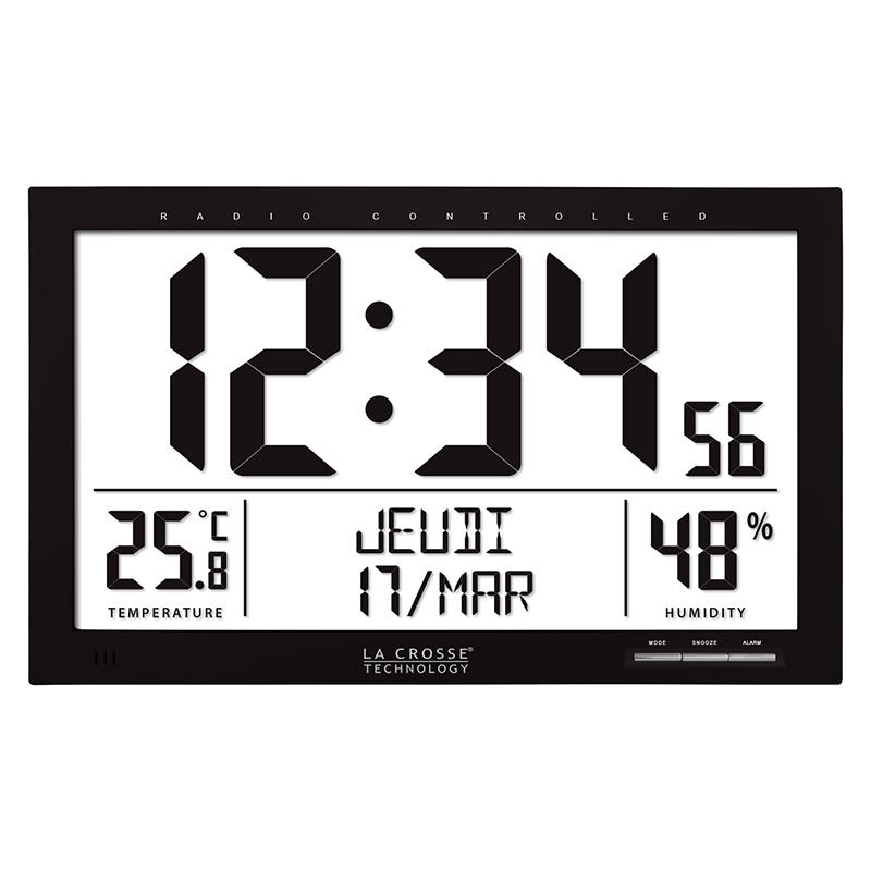 WS8013 NOIR Horloge La Crosse Technology WS8013-BLA